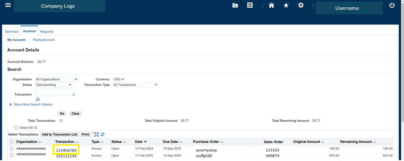 Accessing Invoices and Transactions-4